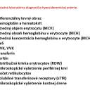 Tab. 2. Základná laboratórna diagnostika hyposideremickej anémie.